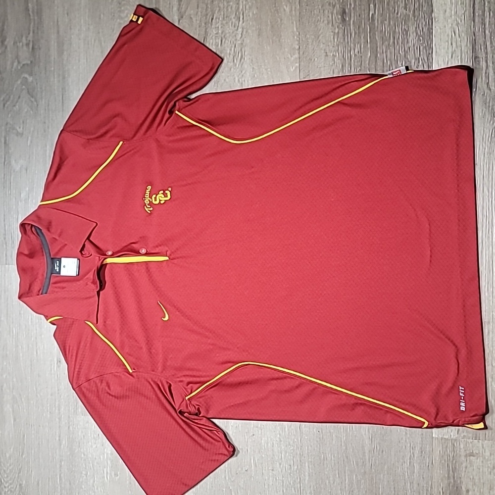 NIKE VINTAGE USC POLO SHIRT SIZE LARGE